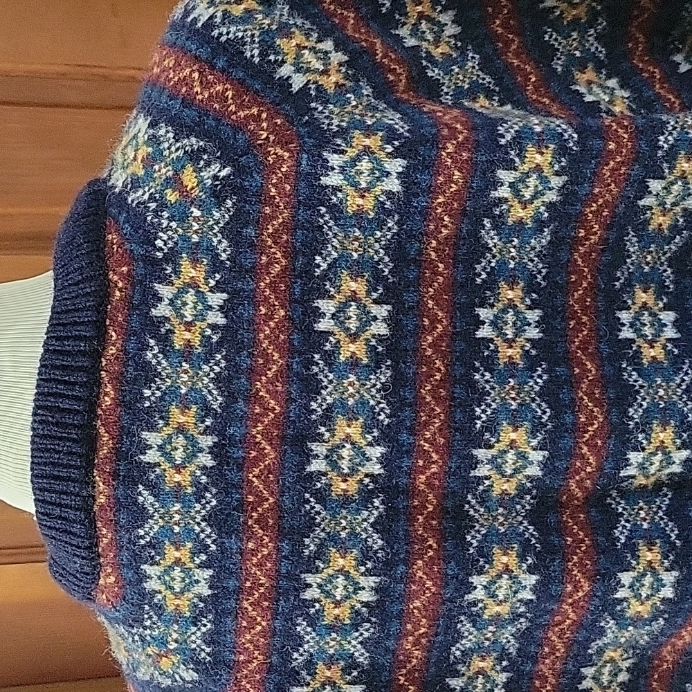 J. Crew Multicolor Patterned Crewneck Sweater - Picture 5 of 6